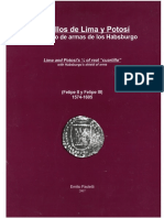 Cuartillos de Lima y Potosí con escudo de armas de los Habsburgo 1574-1605