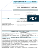 7 P.M ° PLAN DE ASIGNATURA Guía Del 7 Al 17 de Febrero Lenguaje