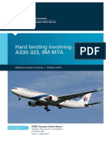 Insert Document Title: Hard Landing Involving An Airbus A330-323, 9M-MTA