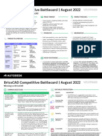 Bricscad Competitive Battlecard - August 2022: Overview - About Bricsys & Bricscad