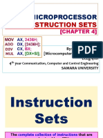 8086 Microprocessor Instruction Sets