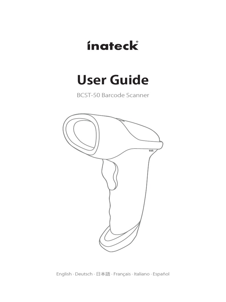 User Guide for the BCST50 Barcode Scanner A Comprehensive Manual for Setup, Operation, and