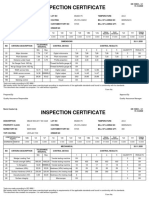 Norm Cıvata inspection certificate