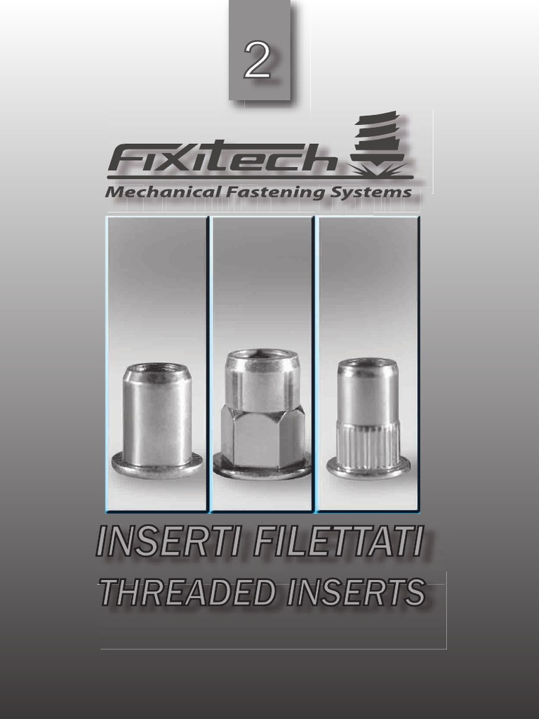 4 - Fixitech Catalogue - Threaded Inserts | PDF | Structural ...