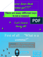 Commas Powerpoint