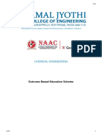 Chemical Engineering: Outcome Based Education Scheme