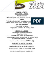 Menu Diario