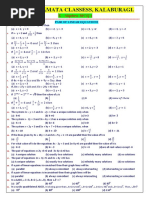 (Algebra) PLE, AP, QE - MCQ 2021