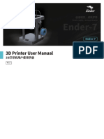 Ender-7: 3D Printer User Manual