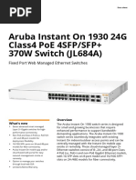 Aruba Instant On 1930 24G Class4 PoE 4SFPSFP+ 370W Switch-PSN1012839570UKEN