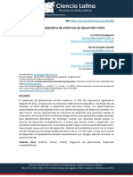 Analisis Comparativo de Entornos de Desarrollo Móvil