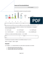 Examen de TP de Chimie (1h45min) : Exercice1