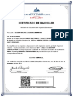 certificado michel ledesma