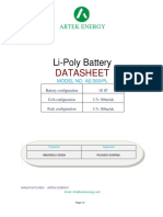 Lipo - Test - Data Sheet 3 7V 300mah LI-POLY