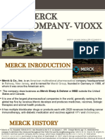 Merck Company Case Study on Vioxx Drug