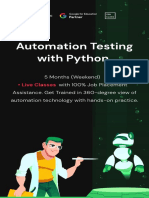 Automation Testing with Python in 5 Months
