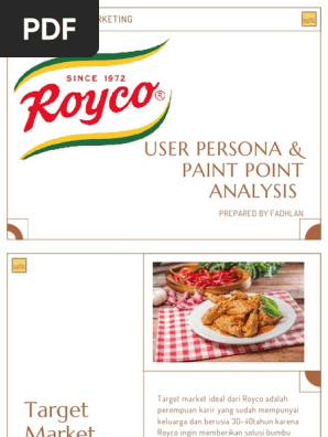User Persona & Pain Point 