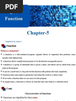 C++ Function: Chapter-5