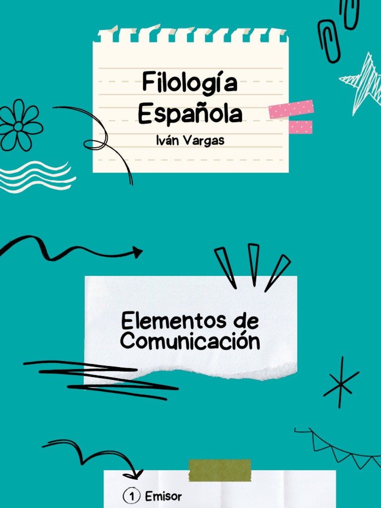Elementos de Comunicación en Filología | PDF | Comunicación | Lingüística