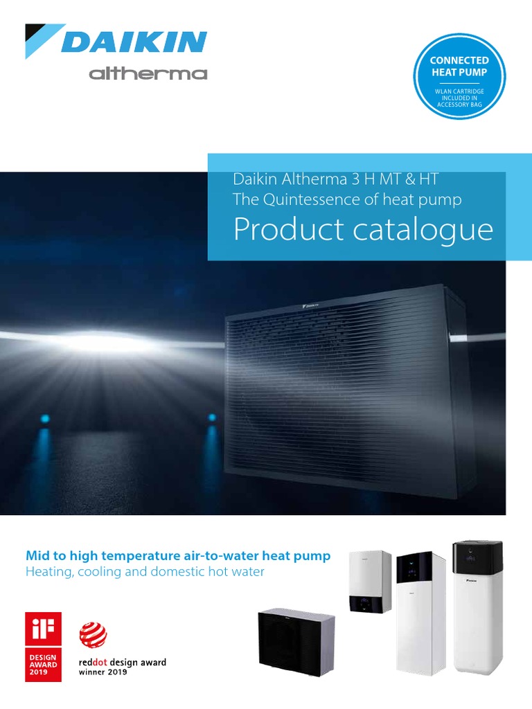 Product Catalogue: Daikin Altherma 3 H MT u0026 HT The Quintessence of Heat Pump  | PDF | Water Heating | Heat Pump