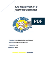 Trabajo Practico 2 Fundicion No Ferrosa