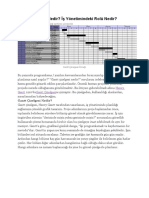 Gantt Çizelgesi Nedir