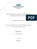 Remoción de gutapercha extruida transapical en seno maxilar