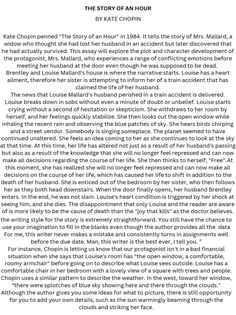 the-story-of-an-hour-pdf