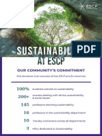 Our Community'S Commitment: This Document Is An Overview of How ESCP Acts For Tomorrow