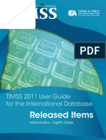 Released Items: TIMSS 2011 User Guide For The International Database