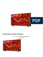 4k Uhd TV Manual