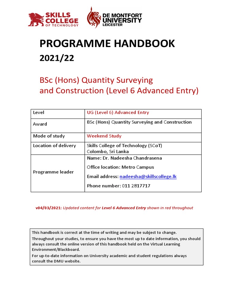 Student Hand Book | PDF | Educational Assessment | Learning