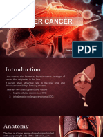 Liver Cancer: Presented By: JESSEN JOHSNON Group 13