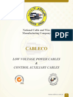 Cableco: Low Voltage Power Cables & Control Auxiliary Cables