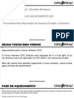 MINI SIMULADO RESPONDIDO - Perícia - Aquecimento Intensivo CFC Gratuito CFC 2023.1