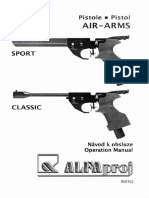 Alfa Proj Competition PCP Pistol Owners Manual