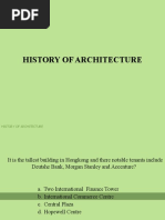 M1-P2 History of Architecture