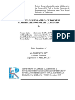 Machine Learning Approach Towards Classification of Breast Carcinoma