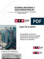 Unidad 1. Operaciones Unitarias Y Procesos Industriales