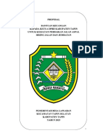 Proposal Kegiatan Perbaikan Jalan Aspal... Siring Desa Lawahan Cuma TTD Kades