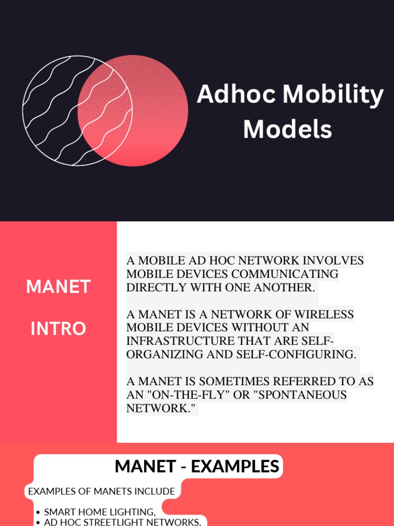 Adhoc Mobility Models | PDF | Wireless Ad Hoc Network | Computer Network