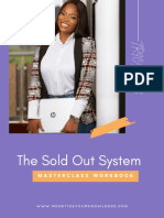 Sold Out System Workbook