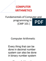 CMP 101 Set 5 Computer Arithmetic