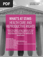 FINAL DPCC Captured Courts Health Care and Reproductive Rights Report