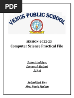 CS Practical File