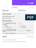 Reporte SP-1464349 Avería Voz y Datos