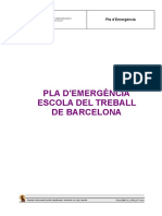 Pla D'Emergència Escola Del Treball de Barcelona