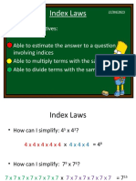 Index Laws