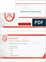 Orçamento Do Estado 2023: Temas A Analisar