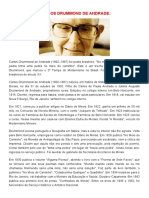 Biografia de Carlos Drummond de Andrade